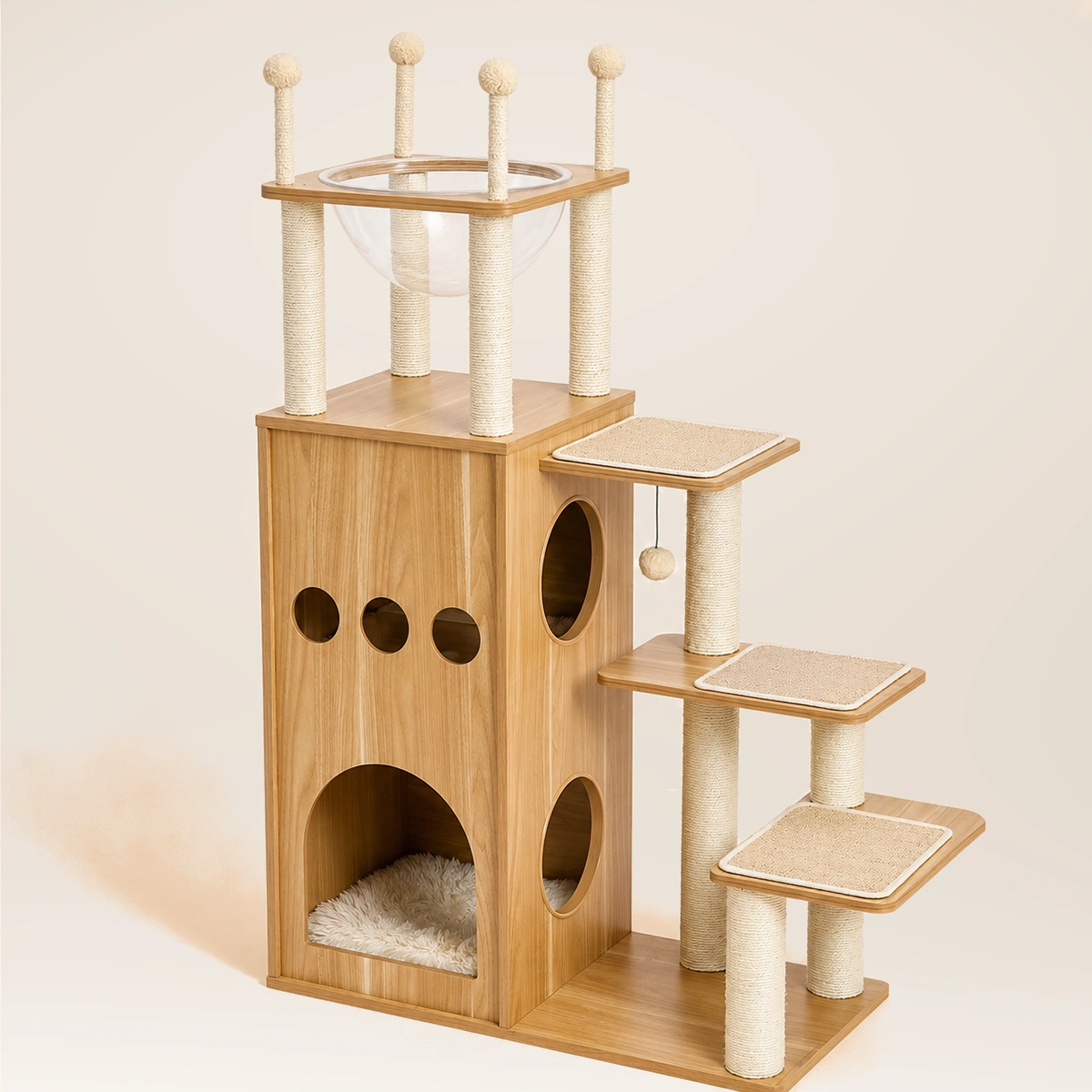 Neko Hayashi – Arbre à chat multi-niveaux – 130 cm