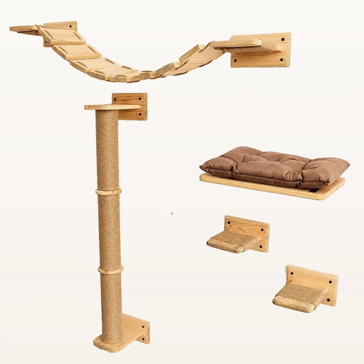 Neko Kumo – Parcours mural modulable pour chat