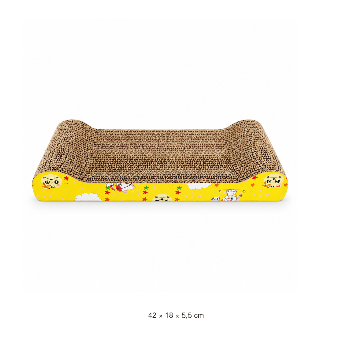 Neko Sofa – Griffoir en carton – Forme os — dimensions