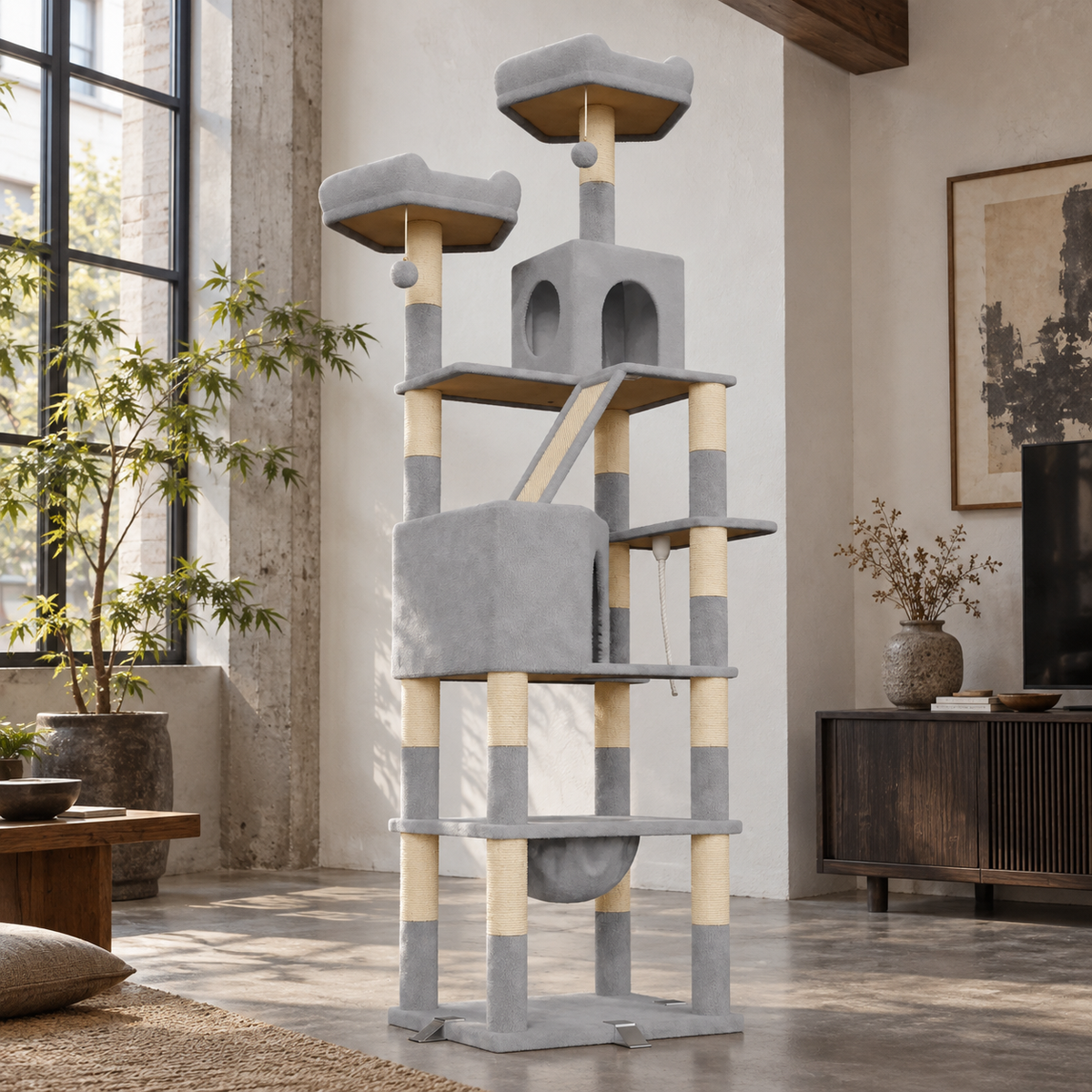 Neko Yama — configuration photographiée mise en situation dans un intérieur d’inspiration japonaise