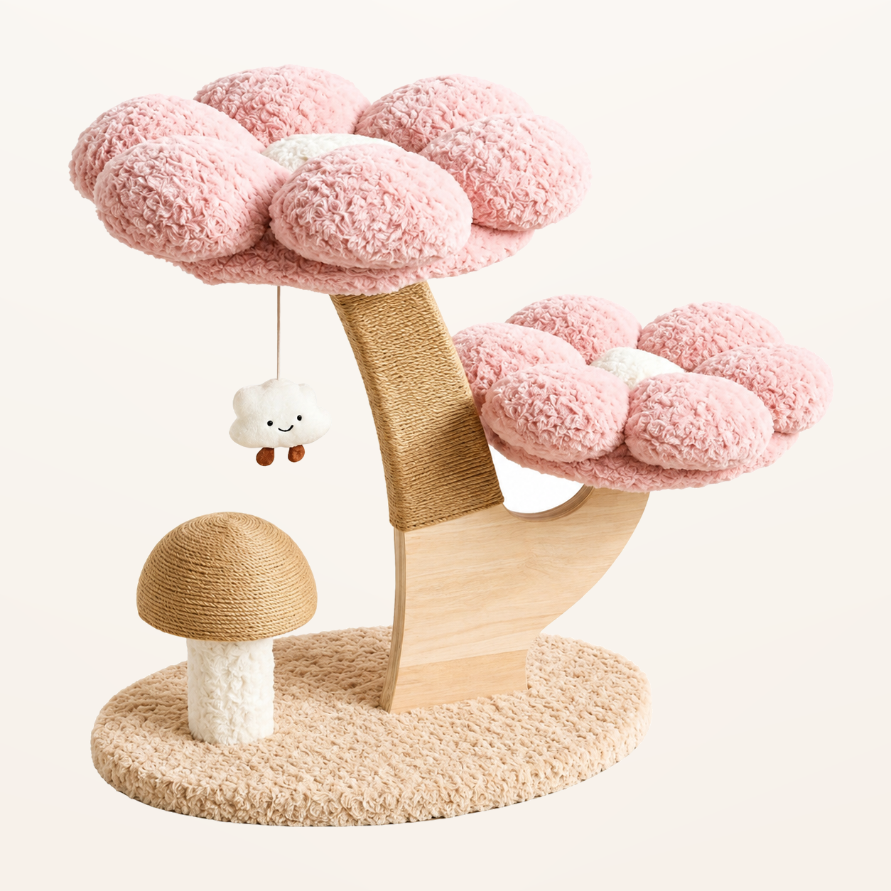 Neko Hanami – 2 niveaux – Rose – dimensions