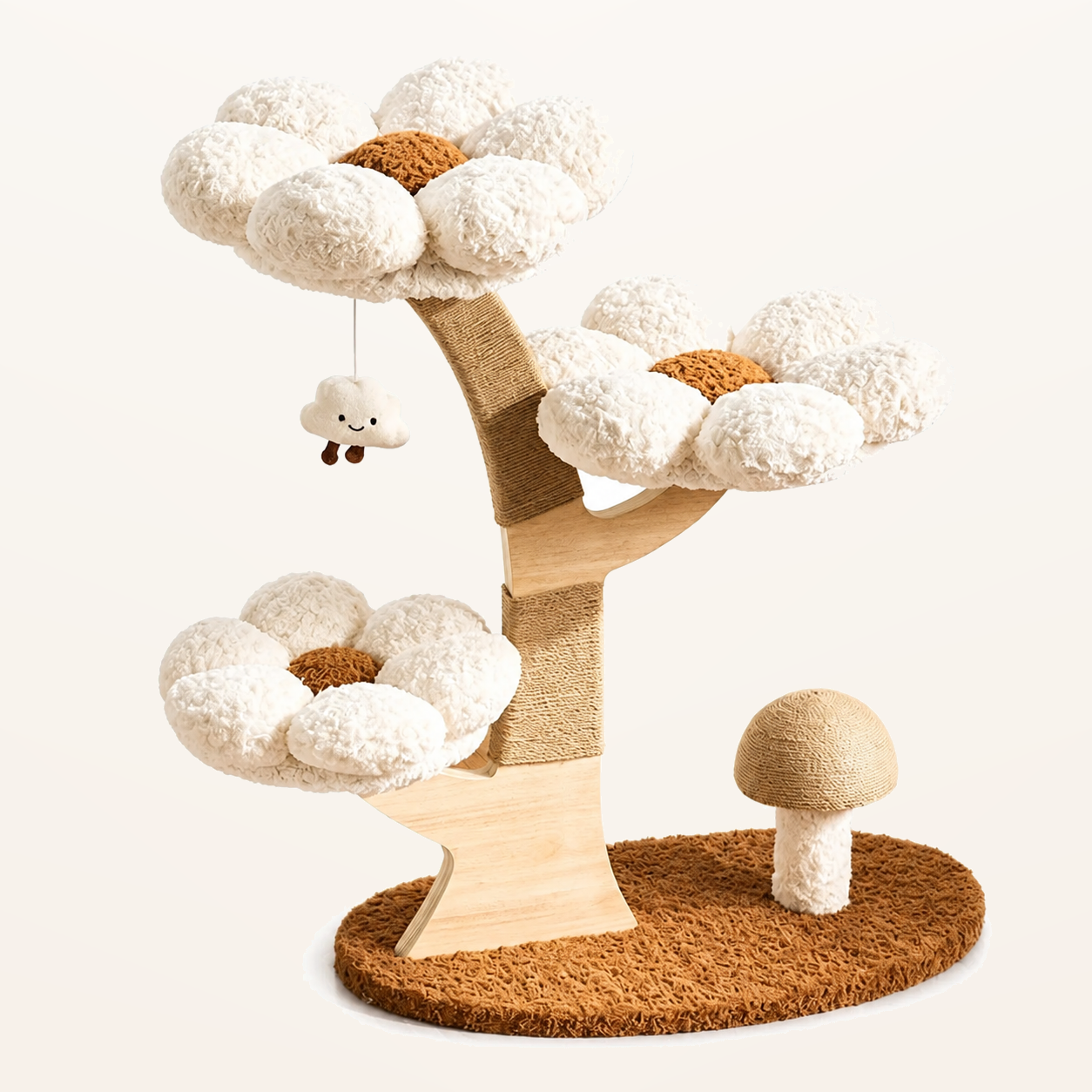 Neko Hanami – 3 niveaux – Blanc – dimensions