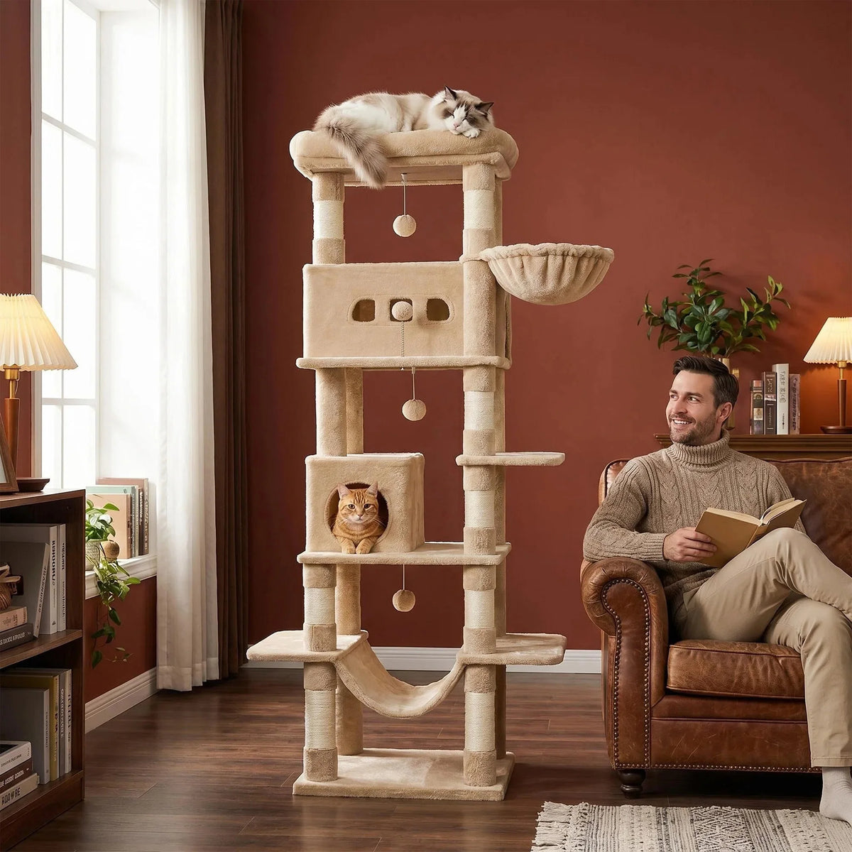 Neko Kyo – Arbre à chat XXL 210 cm – vue produit 3