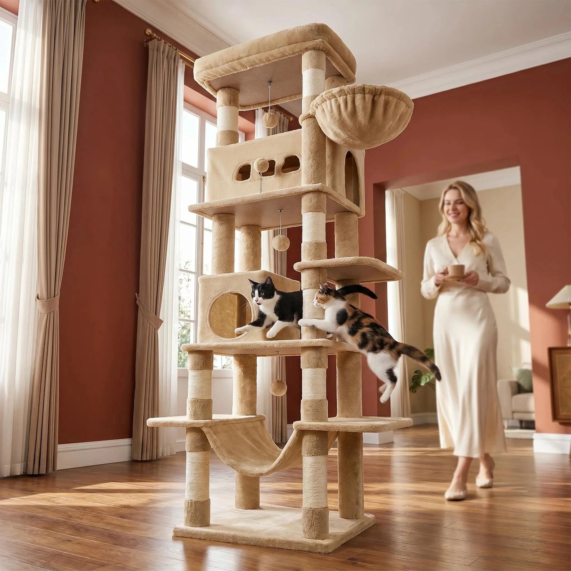 Neko Kyo – Arbre à chat XXL 210 cm – vue produit 2