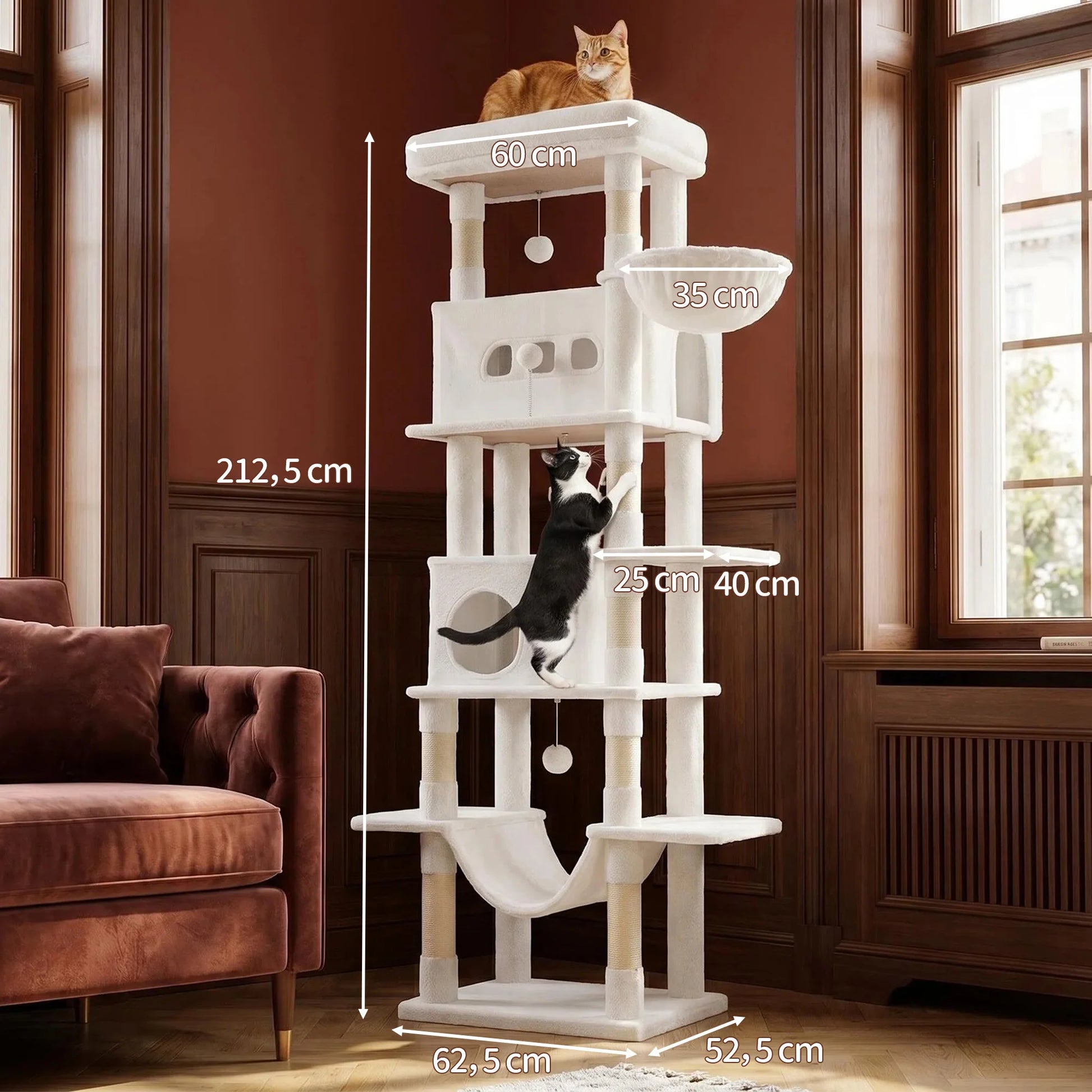 Neko Kyo – Arbre à chat XXL 210 cm – vue produit 6