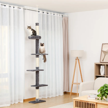 Neko Tenjo – Arbre à chat du sol au plafond réglable – vue 5