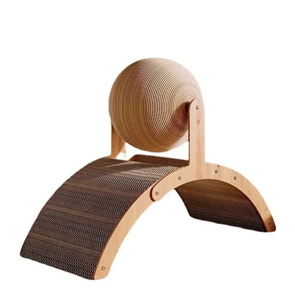 Neko Tama – Griffoir boule 2-en-1 en bois – vue produit 4