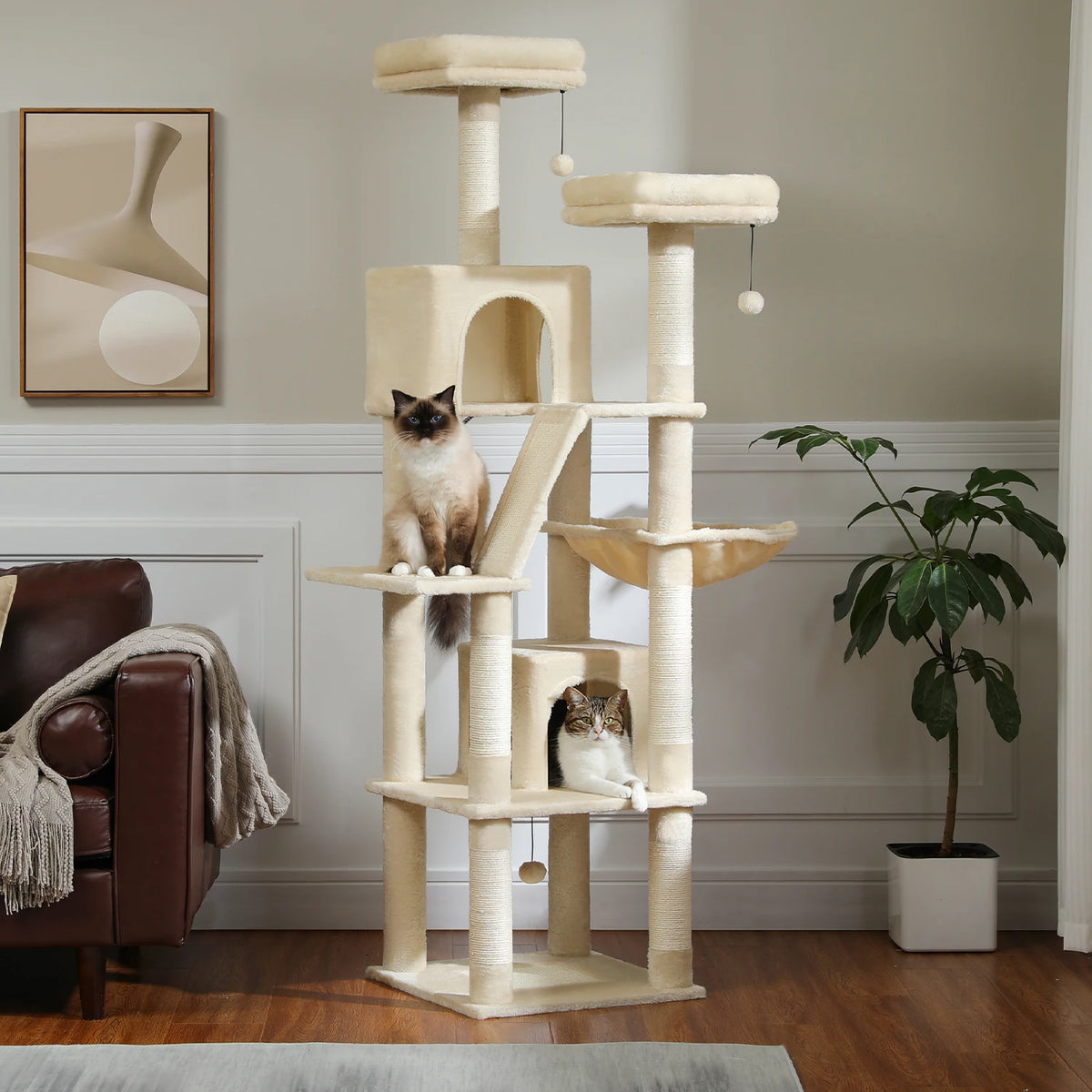 Neko Taiga – Arbre à chat XXL multi-niveaux – vue 3