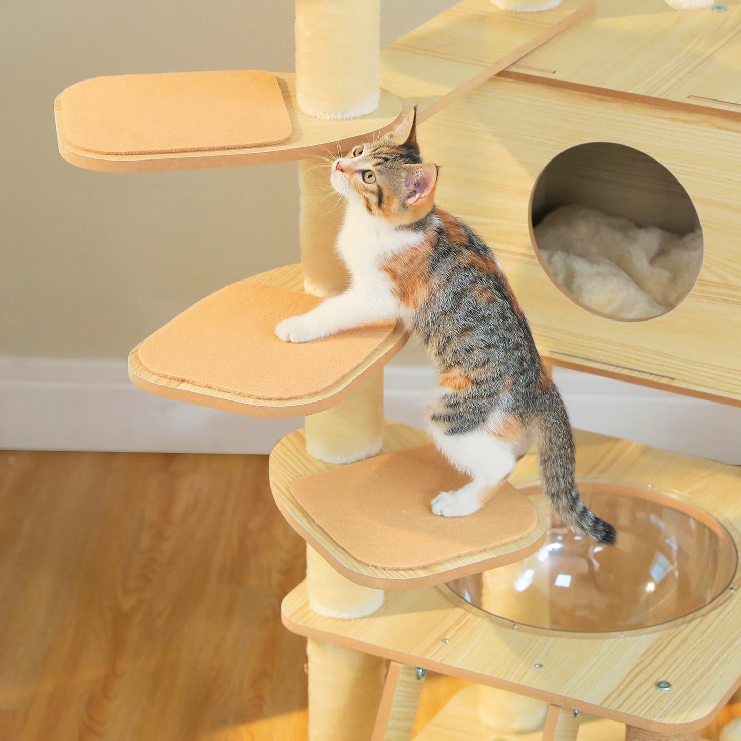 Neko Hayashi – Arbre à chat multi-niveaux 130 à 180 cm – vue produit 21
