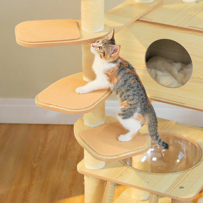 Neko Hayashi – Arbre à chat multi-niveaux 130 à 180 cm – vue produit 21