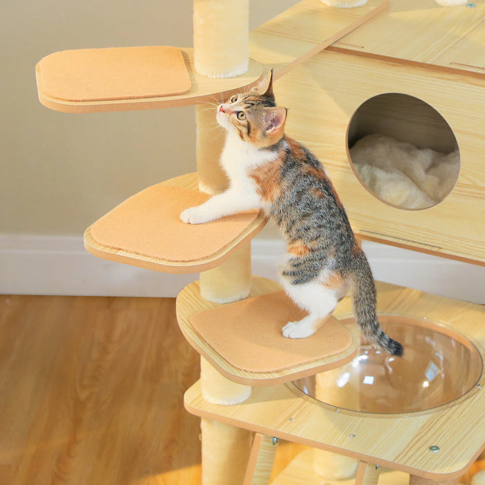 Neko Hayashi – Arbre à chat multi-niveaux 130 à 180 cm – vue produit 21