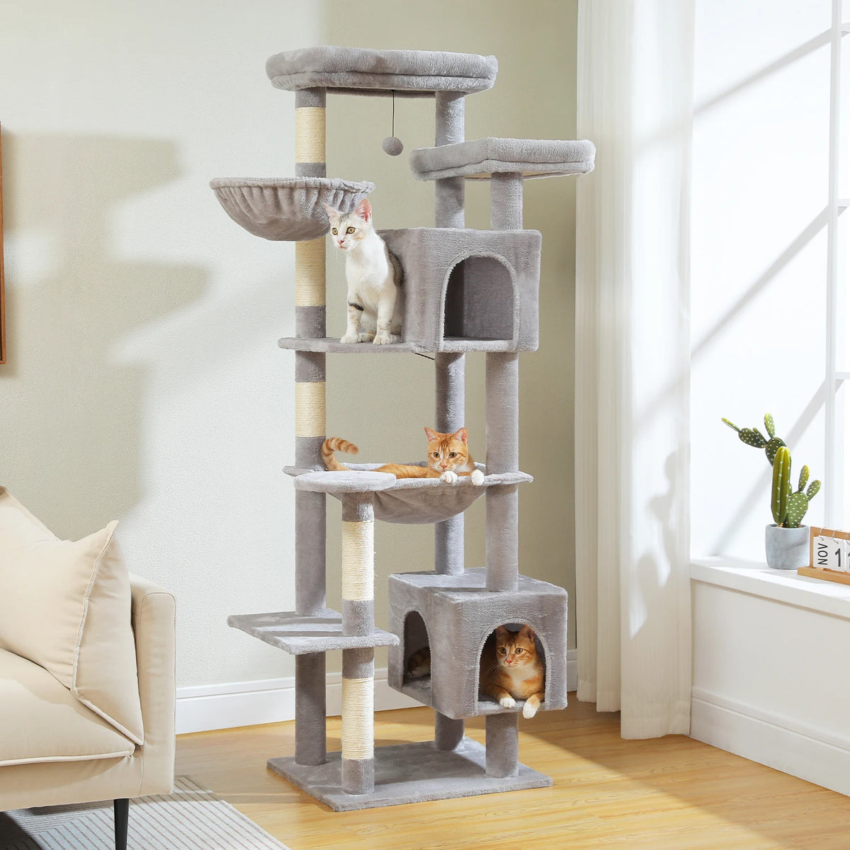 Neko Taiga – Arbre à chat XXL multi-niveaux – vue 5