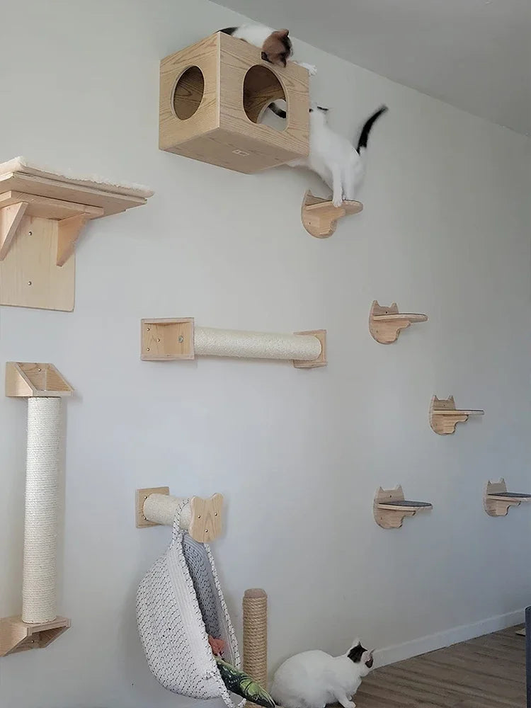 Neko Kabe – Parcours mural en bois et sisal – vue 5