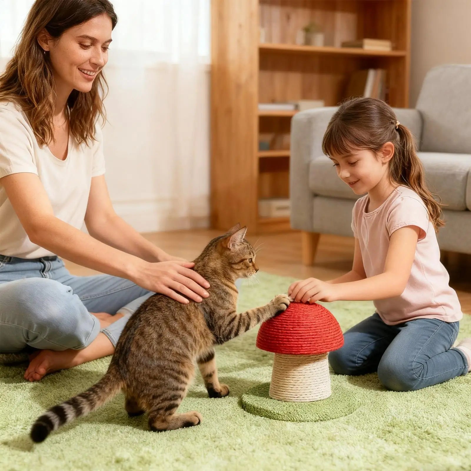 Neko Kinoko – Griffoir champignon en sisal – vue produit 10