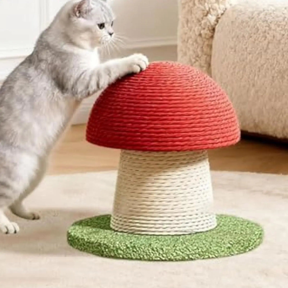 Neko Kinoko – Griffoir champignon en sisal – vue produit 7