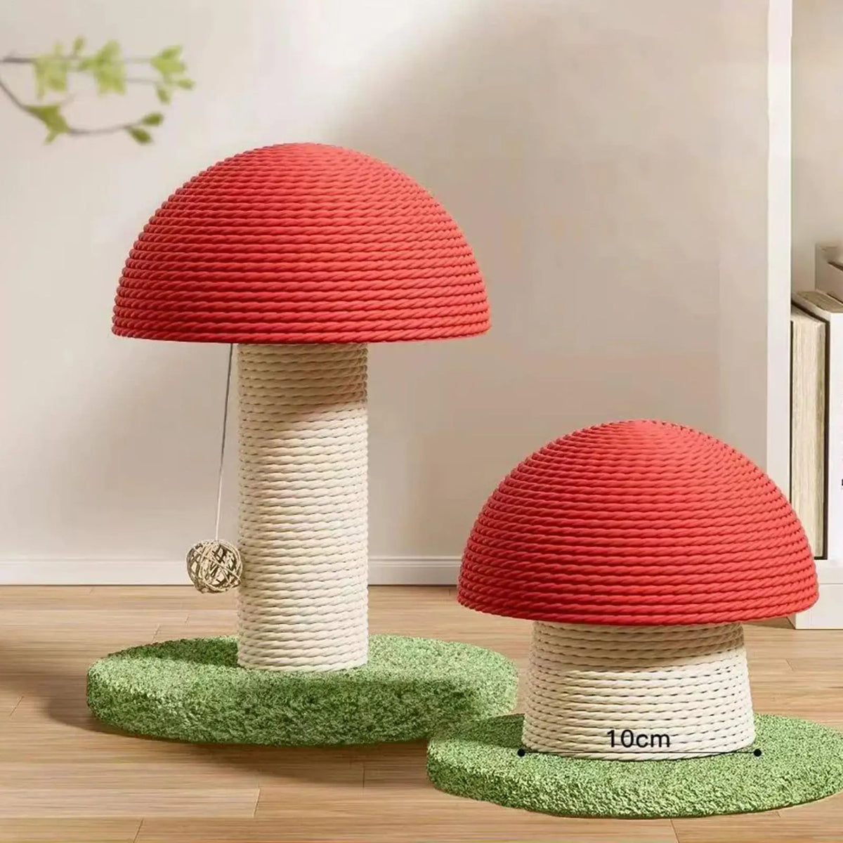 Neko Kinoko – Griffoir champignon en sisal – vue produit 3