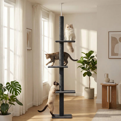 Neko Tenjo – Arbre à chat du sol au plafond réglable – vue 2