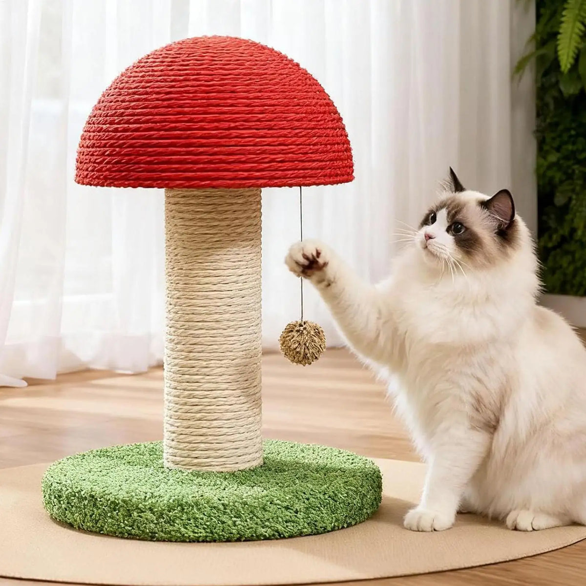 Neko Kinoko – Griffoir champignon en sisal – vue produit 6