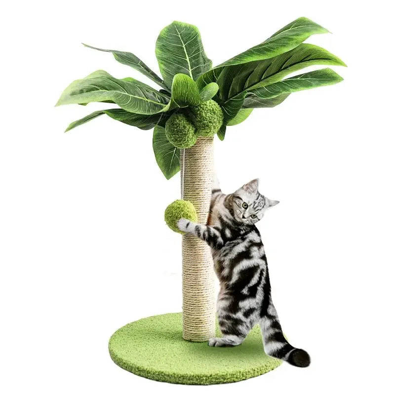 Neko Midori – poteau griffoir feuillage – vue 1