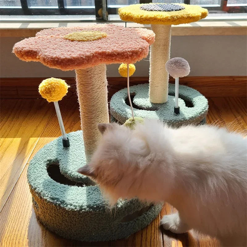Neko Minka – Petit arbre à chat avec niche et griffoir – vue produit 7
