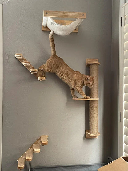 Neko Kabe – Parcours mural en bois et sisal – vue 6