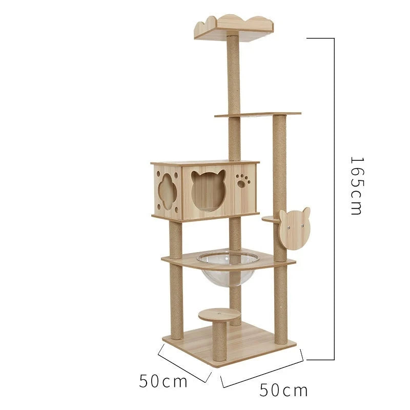 Neko Ki – arbre à chat en bois 4 à 6 niveaux – vue 4
