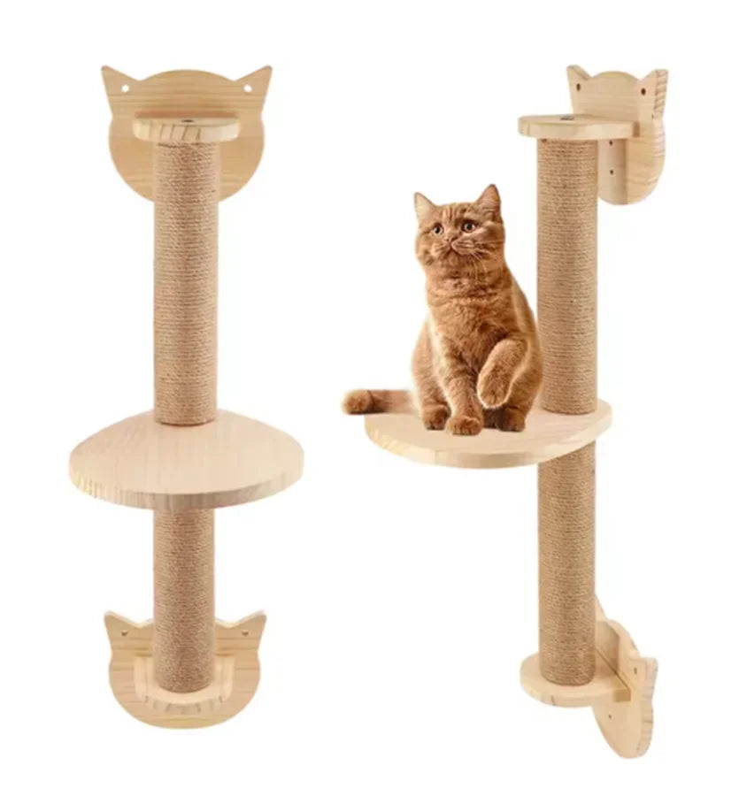 Neko Kabe Natural – Modules muraux en bois et hamac – vue 5