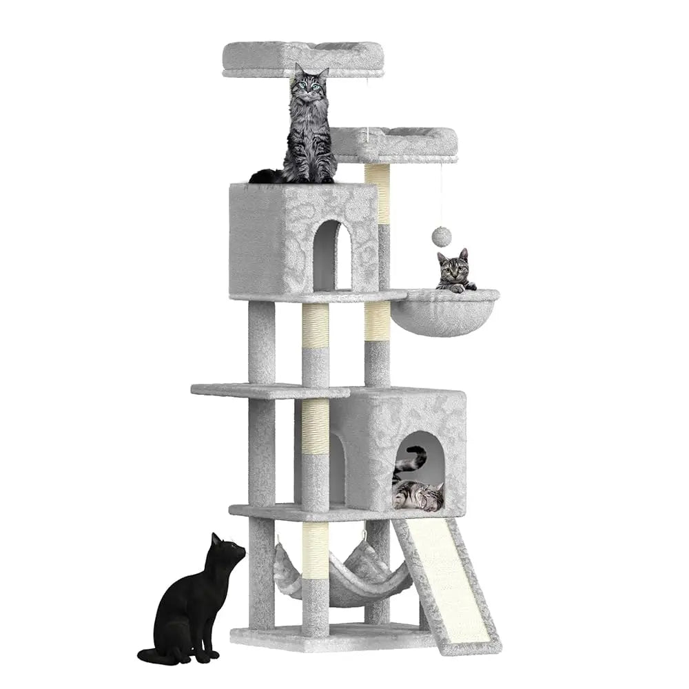 Neko Fuji – Arbre à chat 158 cm avec deux niches – vue 8