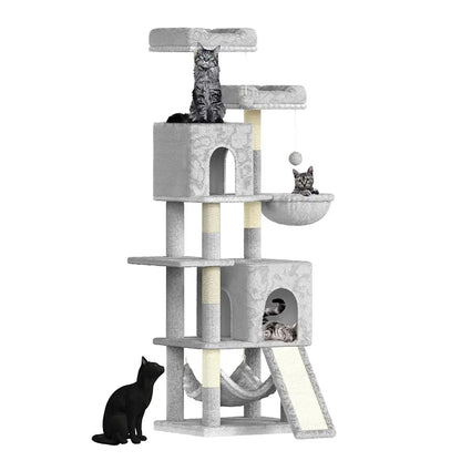 Neko Fuji – Arbre à chat 158 cm avec deux niches – vue 8