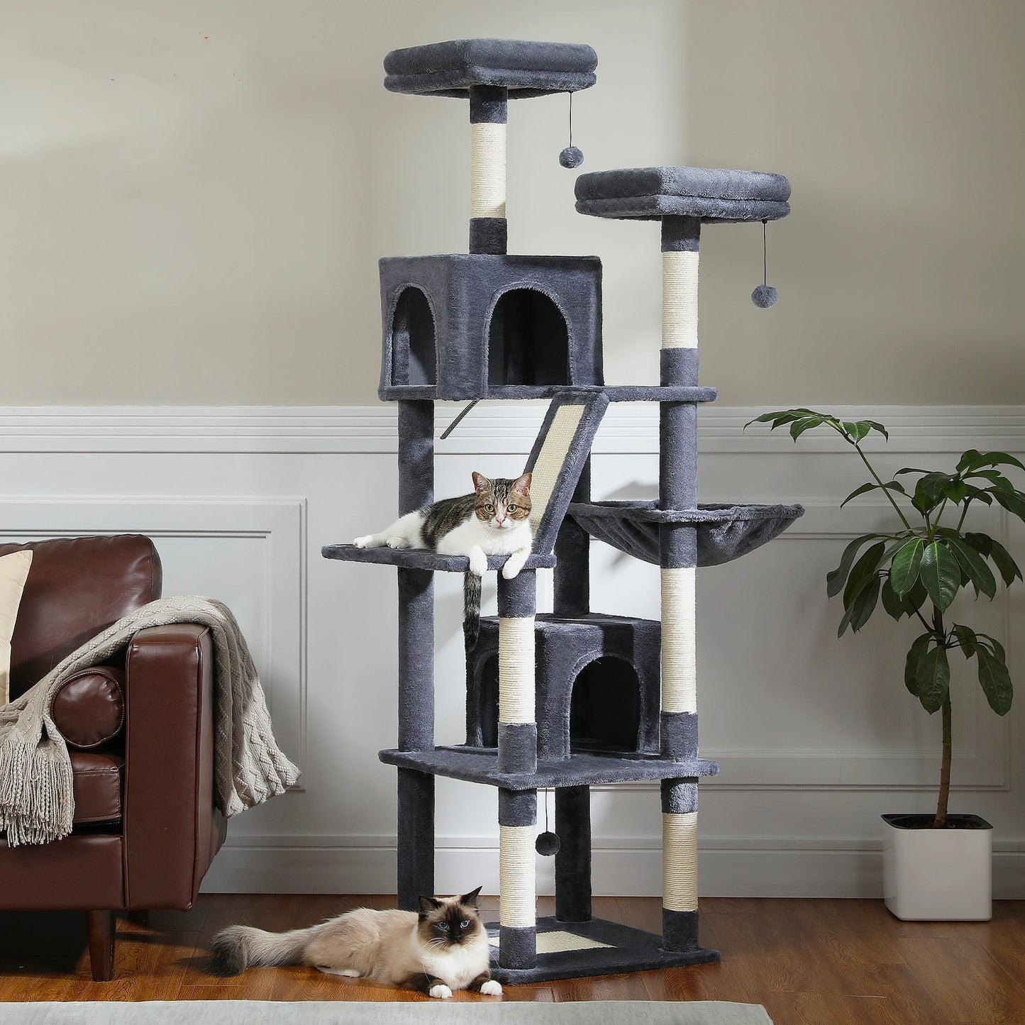 Neko Taiga – Arbre à chat XXL multi-niveaux – vue 2