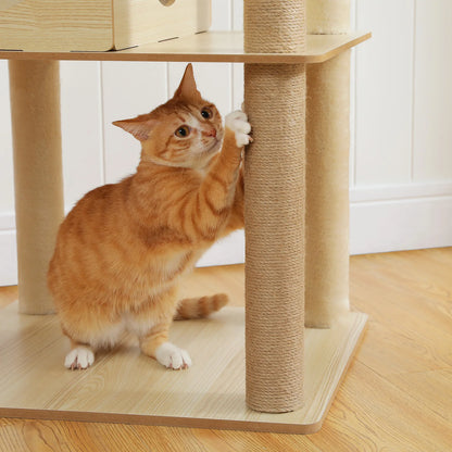 Neko Hayashi – Arbre à chat multi-niveaux 130 à 180 cm – vue produit 17