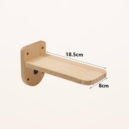 Neko Kumo – Parcours mural modulable pour chat – Marche – fond beige avec dimensions