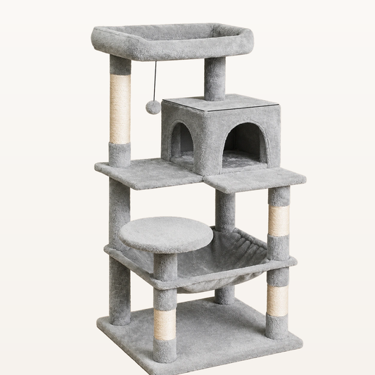 Neko Asobi 143 cm – Modèle 1 sur fond beige