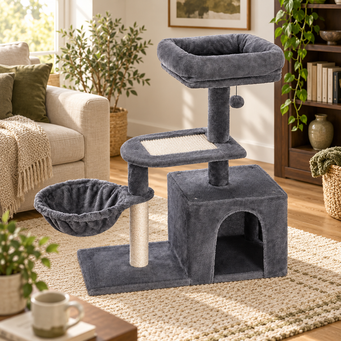 Neko Chibi – Petit arbre à chat modèle B – 80 cm — ambiance 3