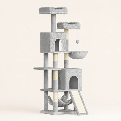 Neko Fuji – Arbre à chat 158 cm avec deux niches