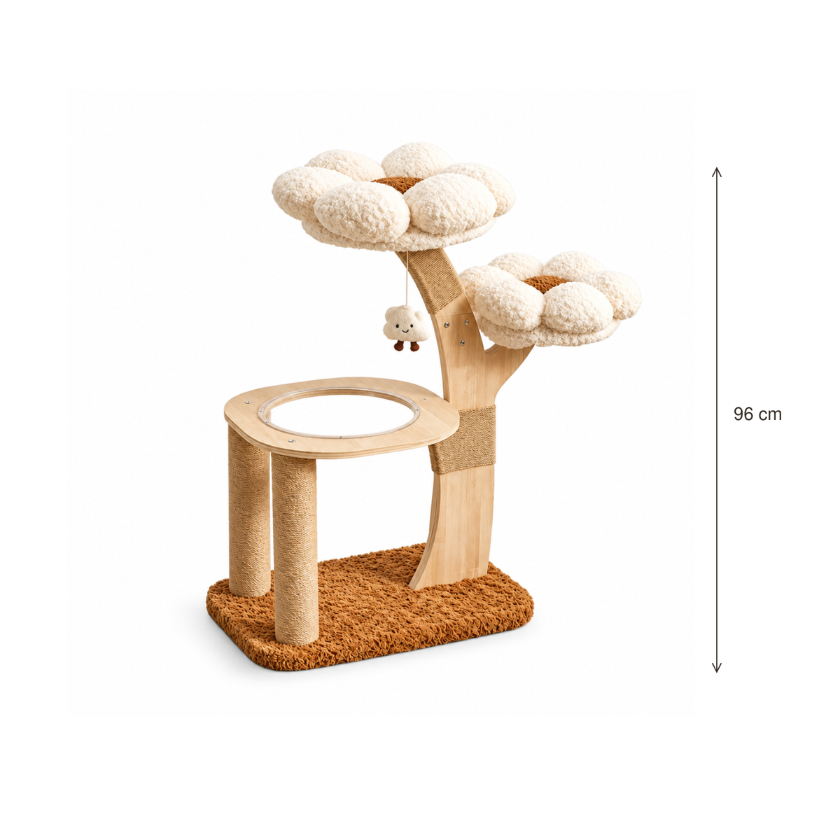 Neko Hanami – Arbre à chat fleuri Capsule 96 cm — hauteur