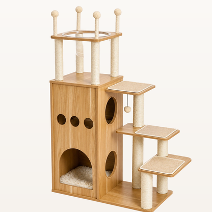 Neko Hayashi – Arbre à chat multi-niveaux – 130 cm