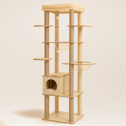 Neko Hayashi – Arbre à chat multi-niveaux – 180 cm
