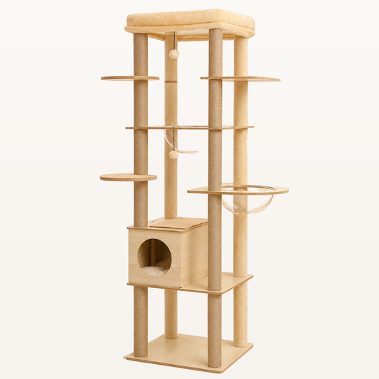 Neko Hayashi – Arbre à chat multi-niveaux – 180 cm