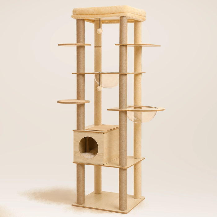 Neko Hayashi – Arbre à chat multi-niveaux – 180 cm