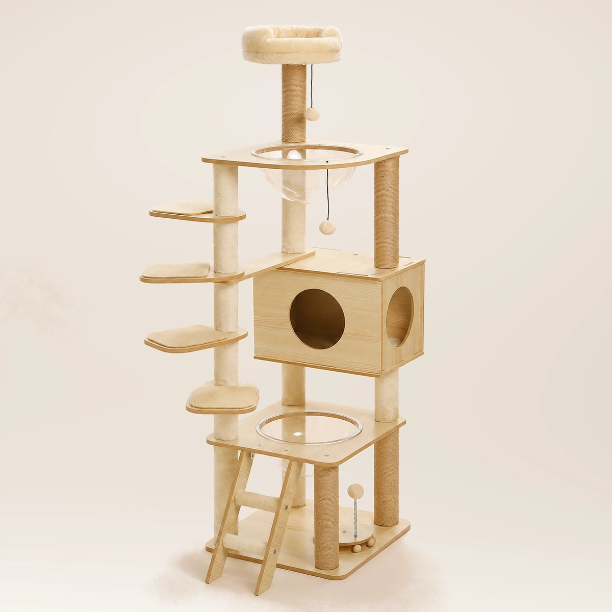 Neko Hayashi – Arbre à chat multi-niveaux – 150 cm