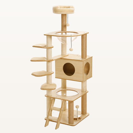 Neko Hayashi – Arbre à chat multi-niveaux – 150 cm