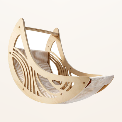 Neko Kabe – Parcours mural en bois et sisal – Module 03 – dimensions