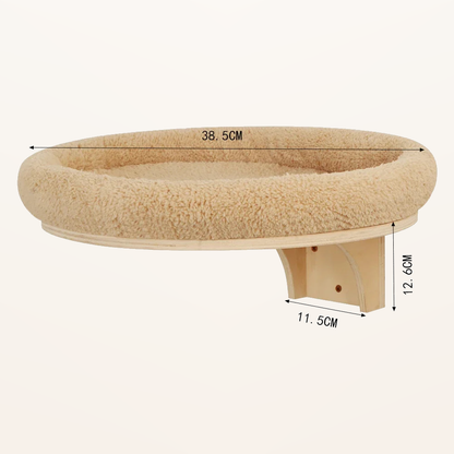Neko Kabe Natural – Modules muraux en bois et hamac – Nid mural – dimensions