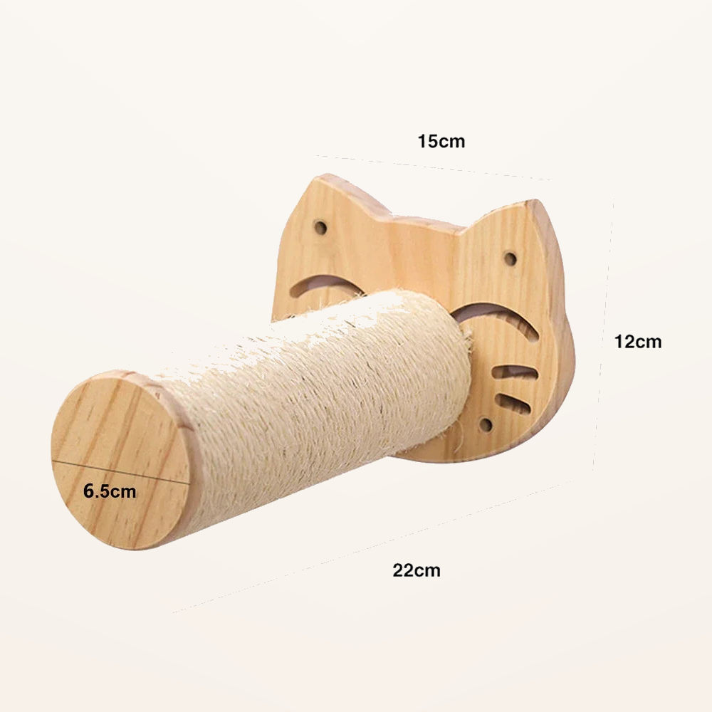 Neko Kabe Plus – Parcours mural complet pour chat – Griffoir B – dimensions
