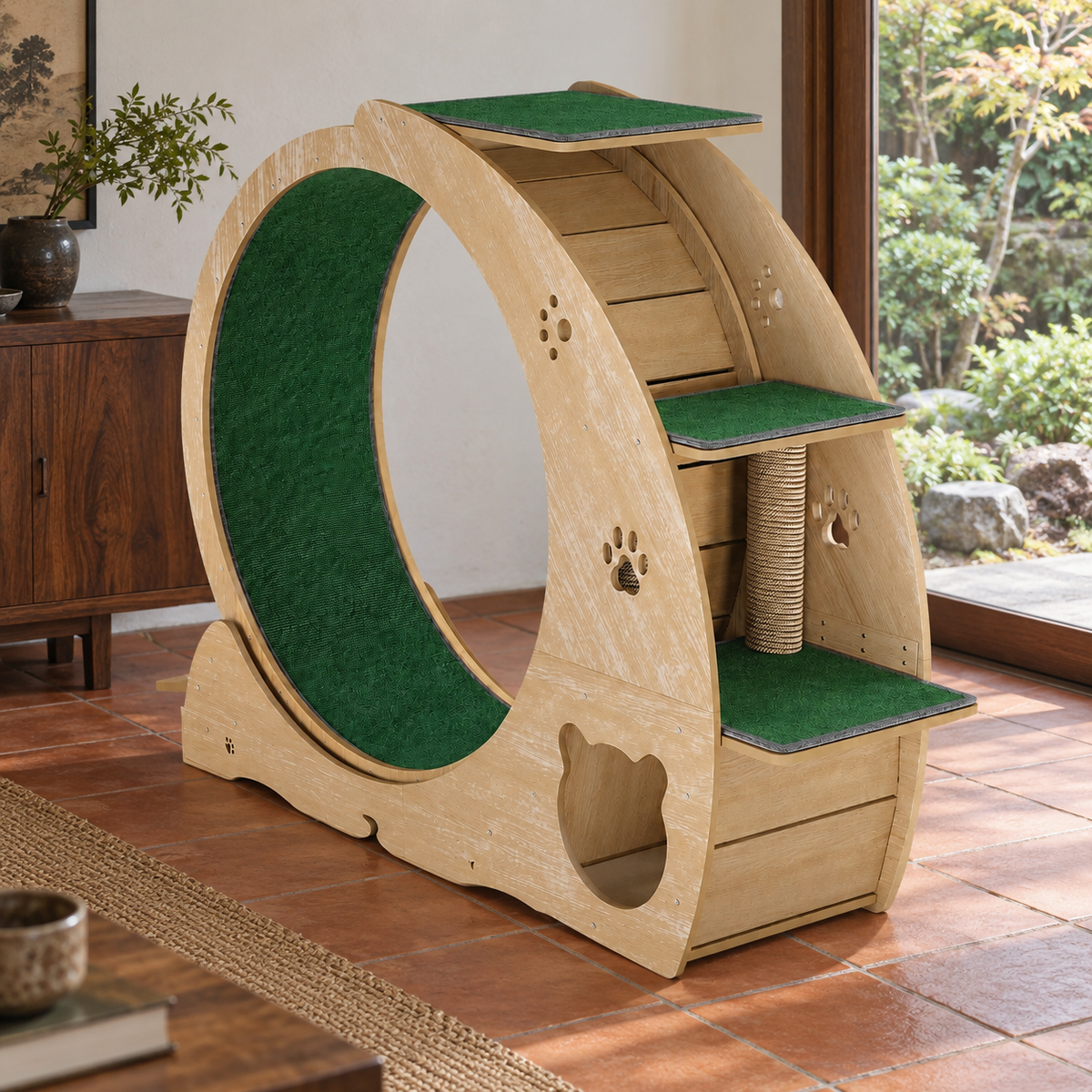Neko Kaze — configuration photographiée mise en situation dans un intérieur d’inspiration japonaise
