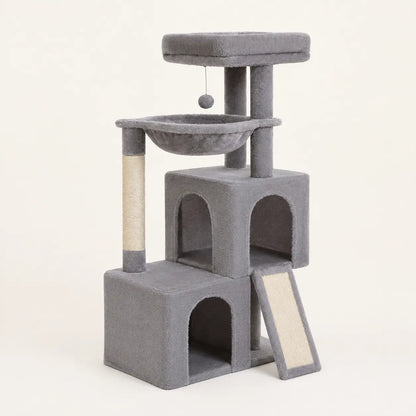 Neko Kazoku – Grand arbre à chat avec deux niches