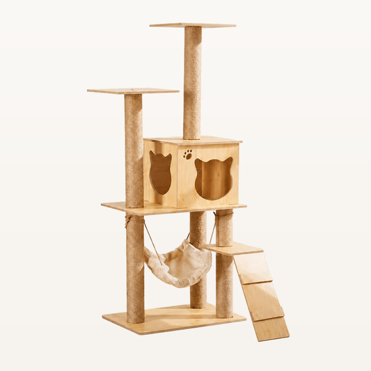 Neko Ki – 4 niveaux – Modèle 1 sur fond beige