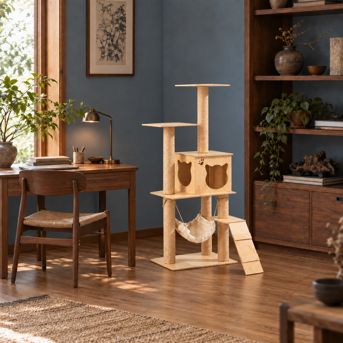 Neko Ki — configuration photographiée mise en situation dans un intérieur d’inspiration japonaise