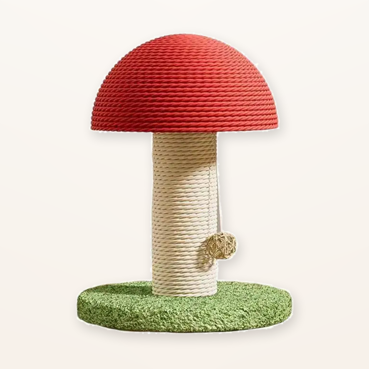 Neko Kinoko – Griffoir champignon en sisal – L – photo principale